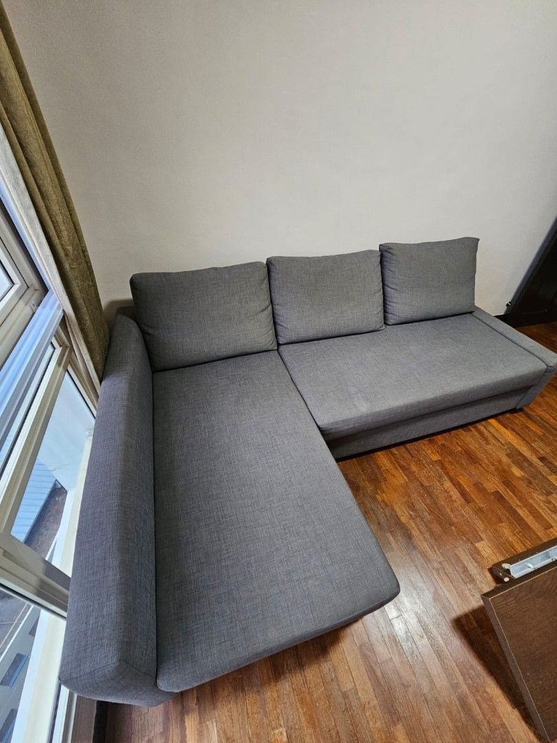 L Shape Sofa Bed Ikea, Furniture & Home Living, Furniture, Sofas on