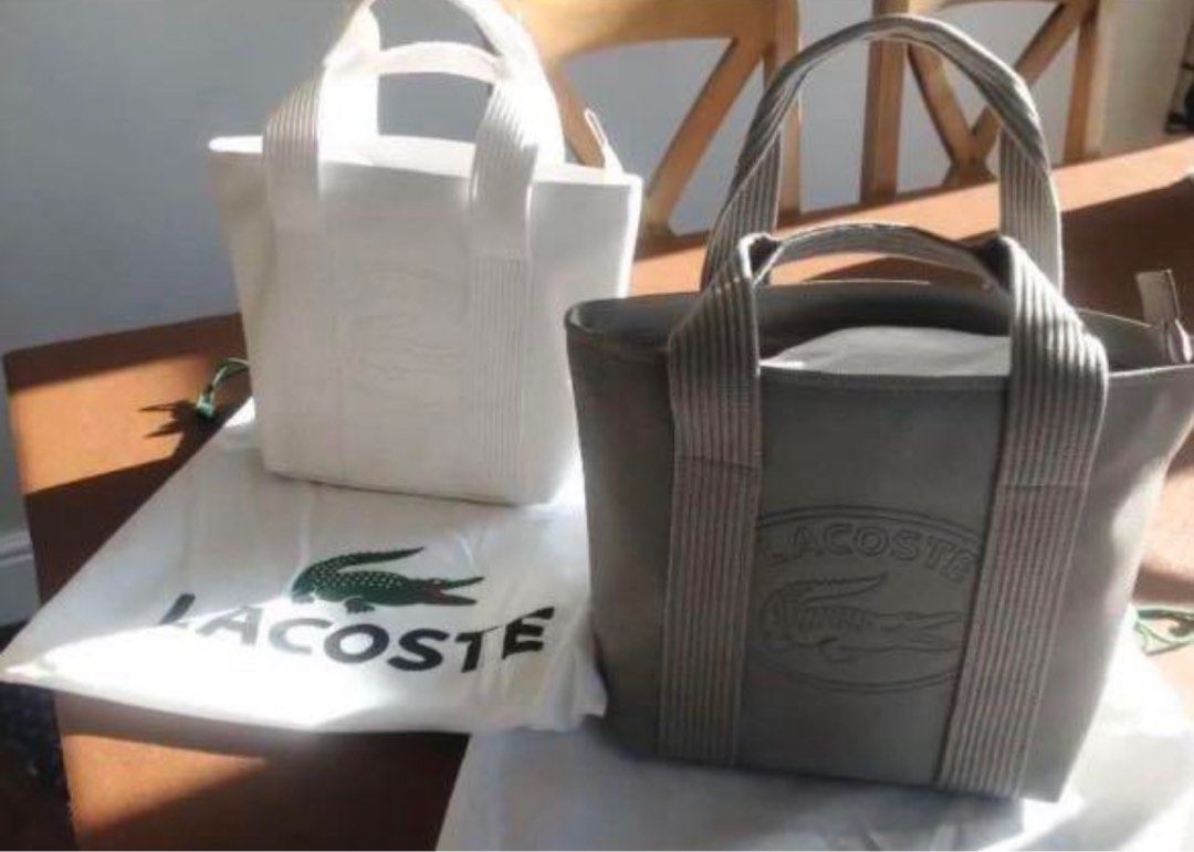 Lacoste tote bag clearance sale
