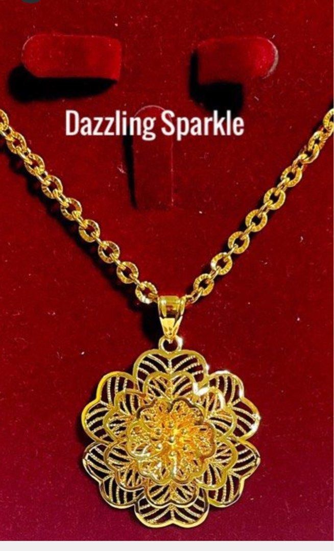 Gold big clearance pendant necklace
