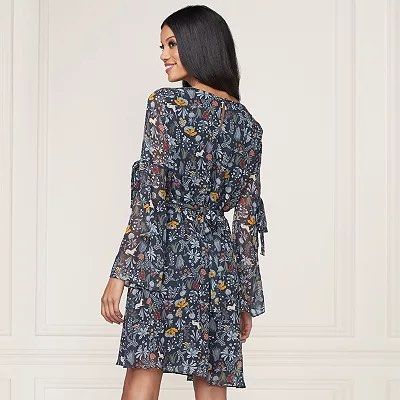 LC Lauren Conrad Runway Collection Floral Fit & Flare Dress
