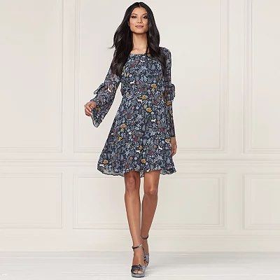 LC Lauren Conrad Runway Collection Floral Fit & Flare Dress