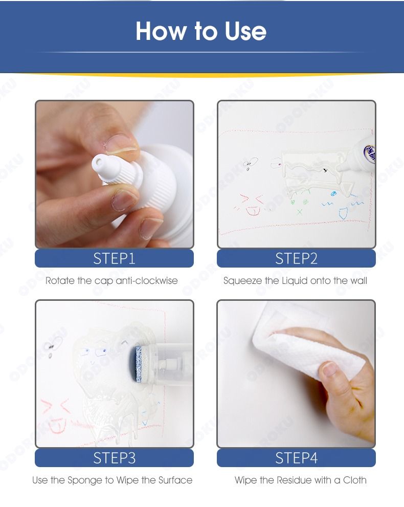 lazPick ODOROKU Multi Purpose White Wall Surface Cleaner 200g Wall