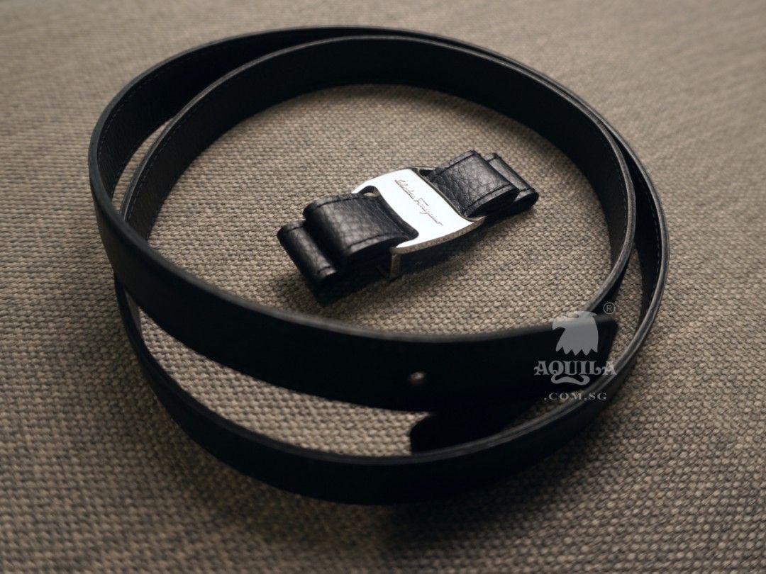 Leather belt replacement for Ferragamo ladies buckle