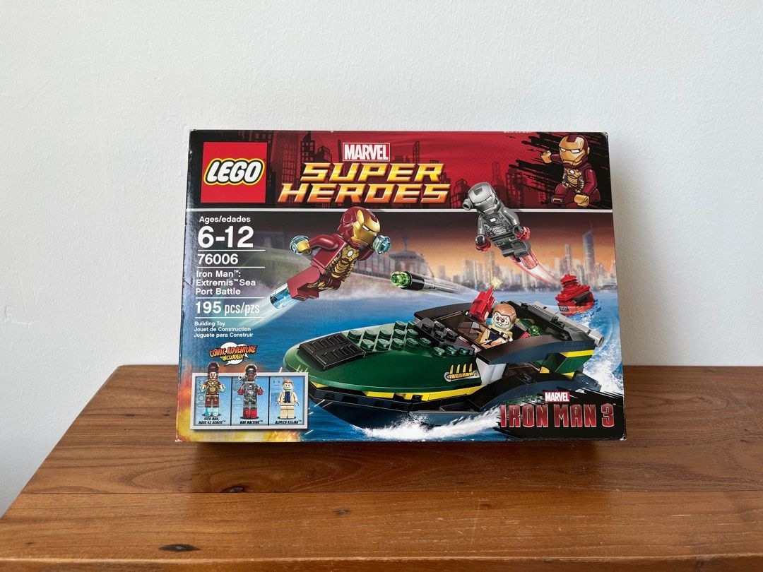 Lego 76006 Ironman Extremis Sea Port Battle Hobbies Toys Toys Games on Carousell