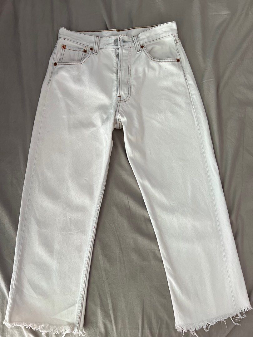 Levis white jeans Clearance