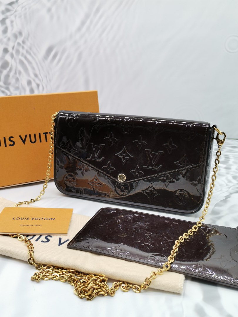Louis Vuitton Pochette Felicie Vernis Crossbody