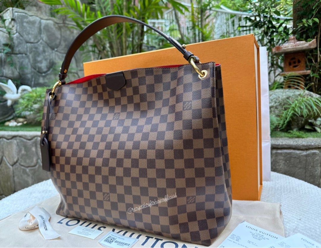 Graceful mm damier best sale azur