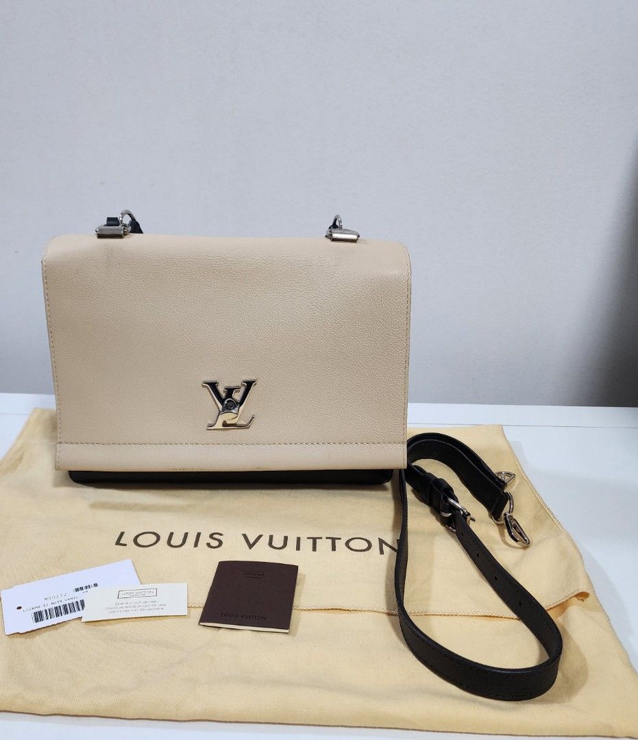 LOUIS VUITTON Vanille Noir Lockme II Shoulder Bag - Final Call
