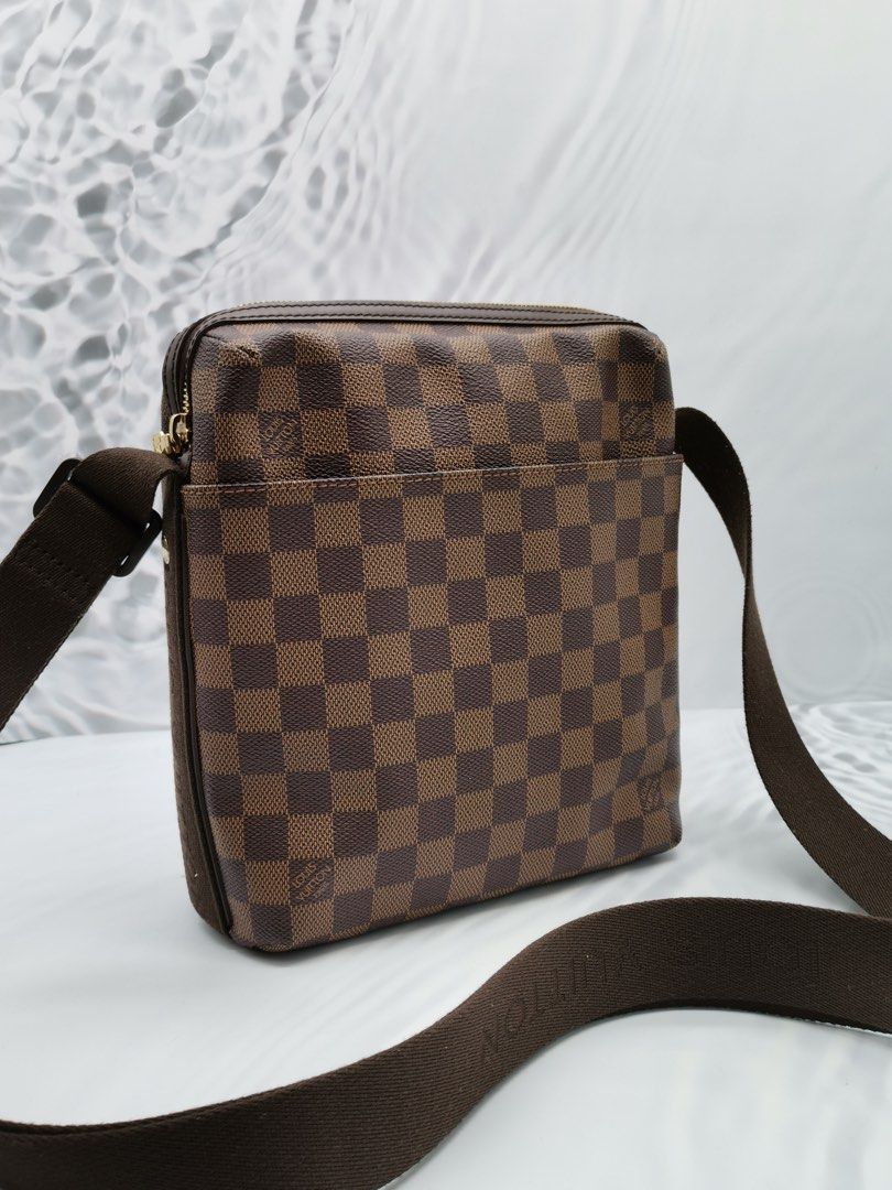 Louis Vuitton Vintage Brown Damier Ebene Trotteur Beaubourg Canvas Crossbody  Bag, Best Price and Reviews