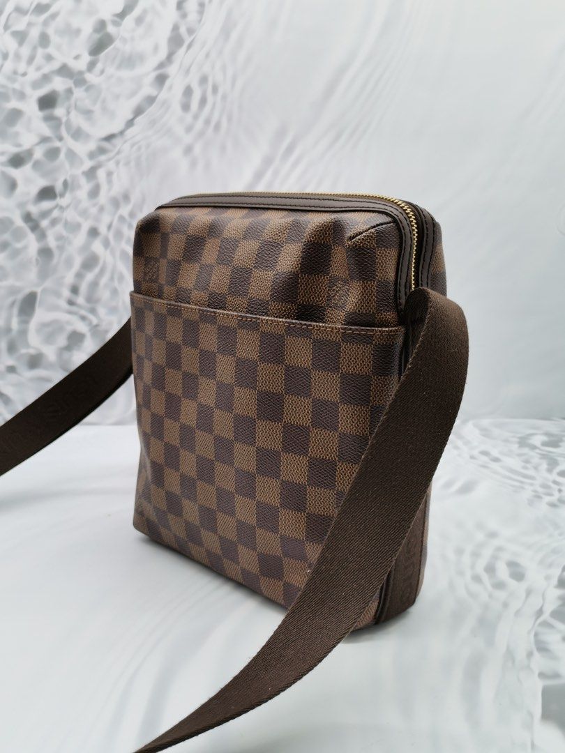 LOUIS VUITTON TROTTEUR BEAUBOURG DAMIER EBENE CANVAS BAG Luxury