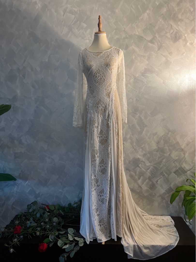 Lulus Long Sleeves Lace dress Women s Fashion Dresses Sets