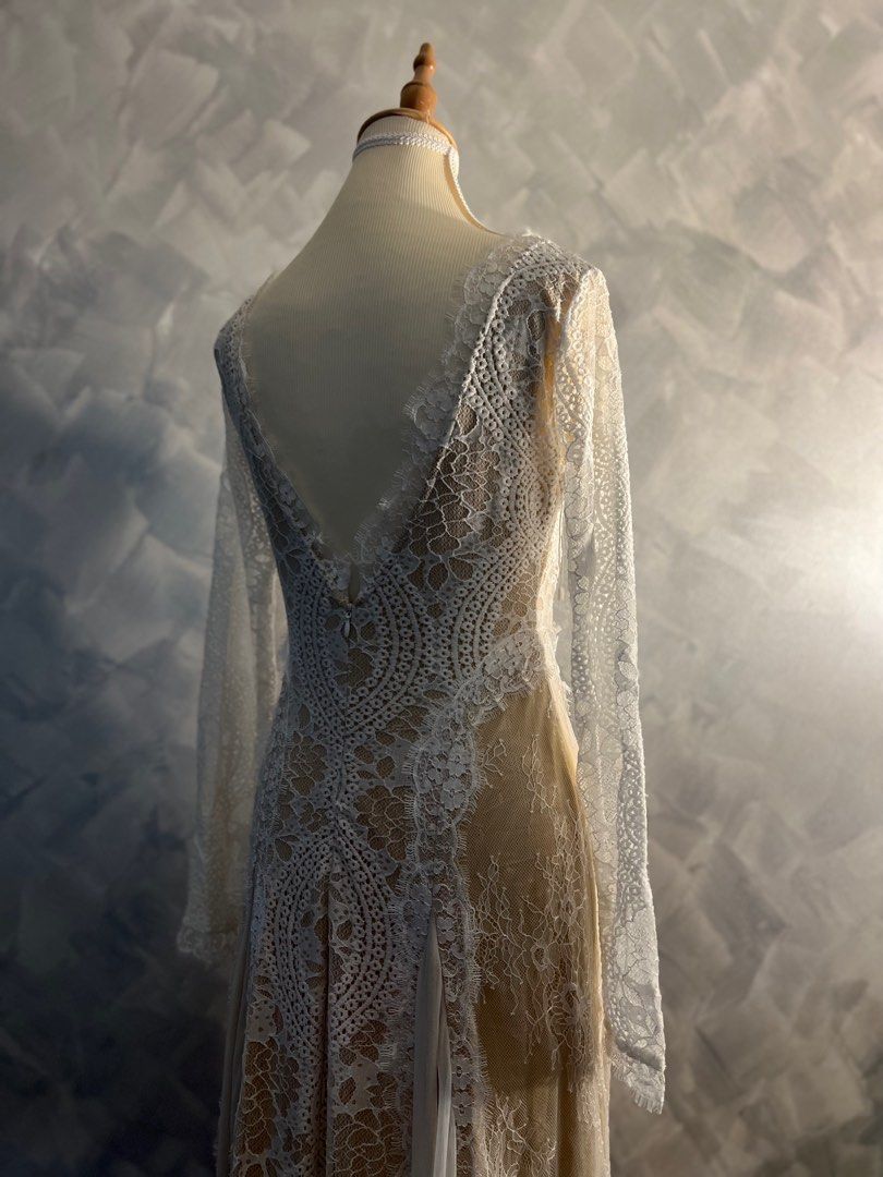 Lulus long sleeve lace dress sale