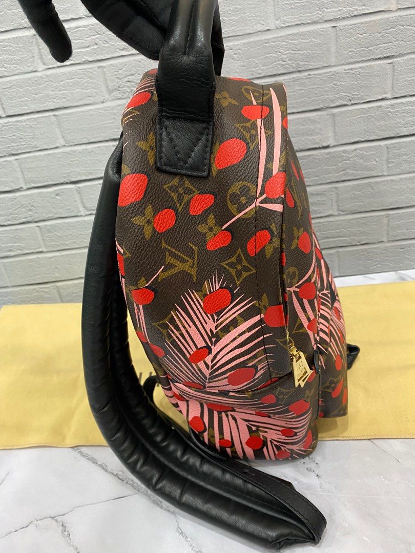 tas backpack Louis Vuitton Jungle Dots Monogram Palm Spring PM Backpack