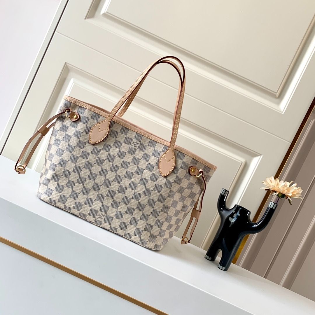 Louis Vuitton 2010 pre-owned Damier Ebene Neverfull PM Tote Bag