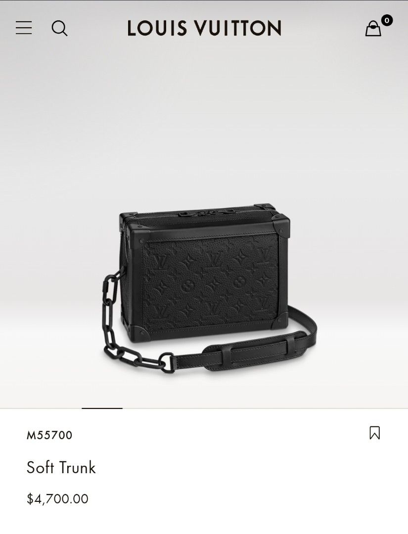 Lv soft trunk best sale bag