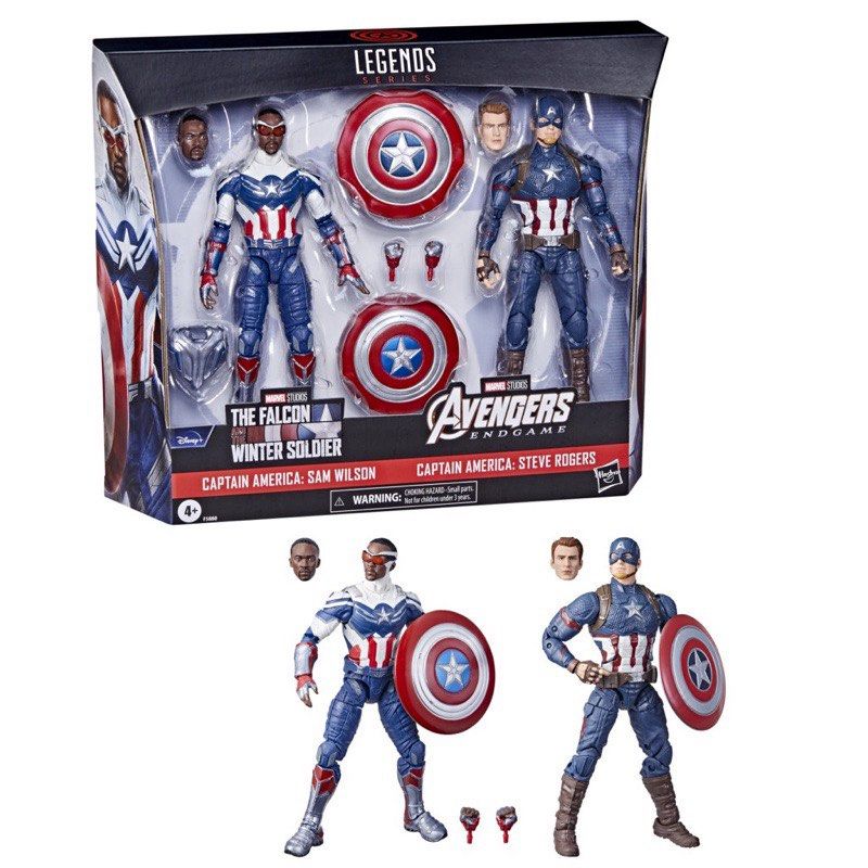 Marvel Legends Series Captain America 2-Pack Steve Rogers Sam Wilson MCU  Figures, Hobbies & Toys, Toys & Games on Carousell