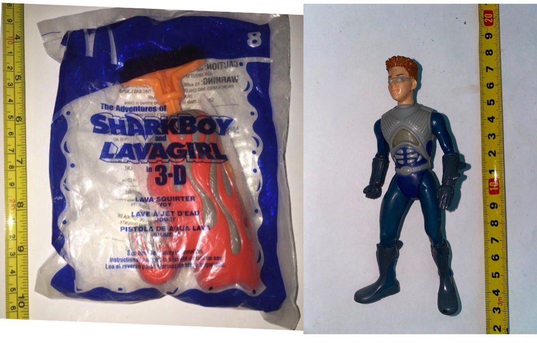 McDonalds Happy Meal Toy Sharkboy Lavagirl 8 LAVA SQUIRTER