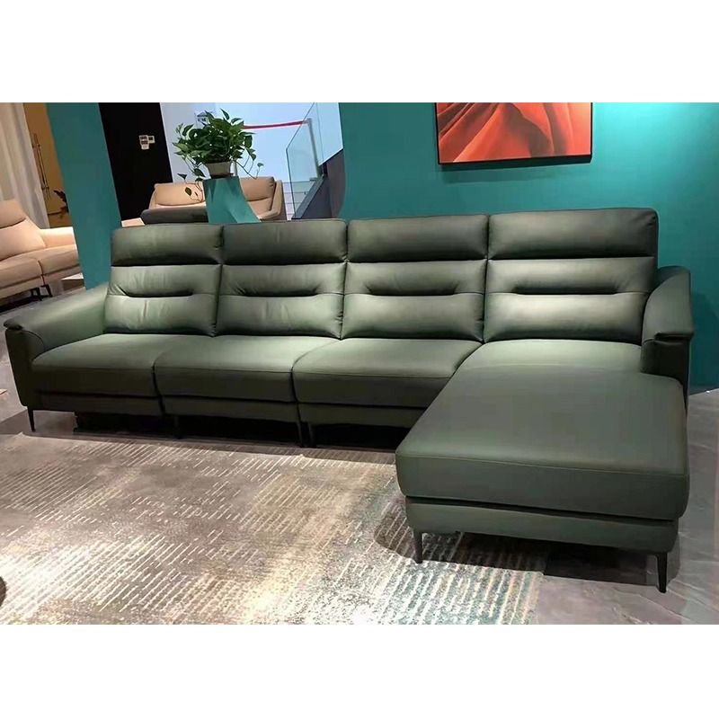 Modern simple PVC leather sofa factory living room corner combination