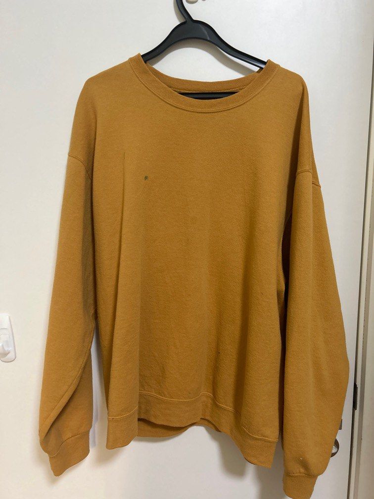 Pullover mustard on sale