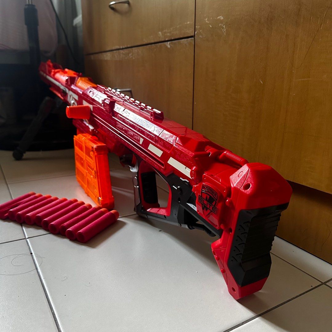 Nerf Mega Centurion sniper ,with barrel n scope for sale, Hobbies & Toys,  Toys & Games on Carousell