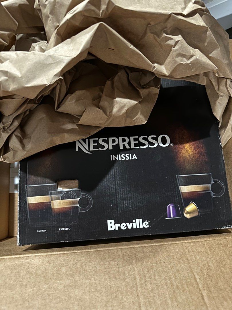 Nespresso Inissia (Breville) (Category: Coffee Machines & Makers) located in Cagayan de Oro. Submitted by krnnndr (Listing ID 1238619975, Image 2). Description: - Plugged into 220V — need to replace PC Board according to technician. But have no time to do so. - Complete manual - FREE shipping !!!.