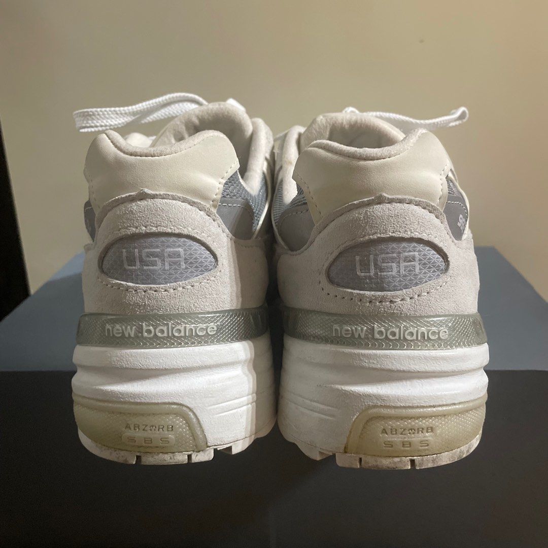 New Balance 992 白銀色(M992NC) 尺寸7.5(25.5cm), 她的時尚, 鞋類 