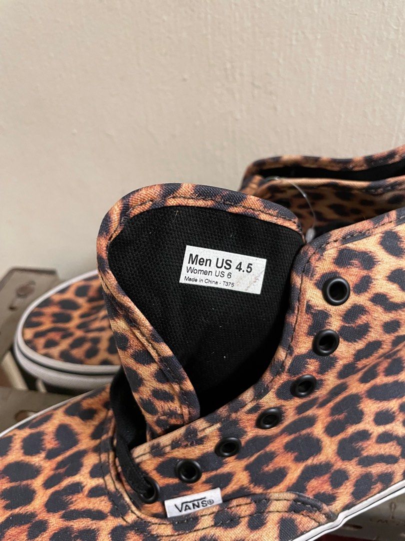 Cheetah print outlet vans mens