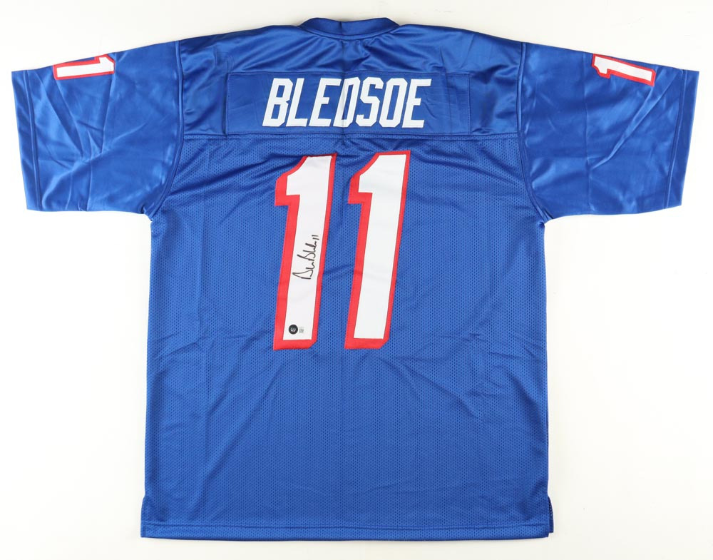 NFL Drew Bledsoe Signed New England Patriots Jersey autograph, Men's  Fashion, Activewear on Carousell