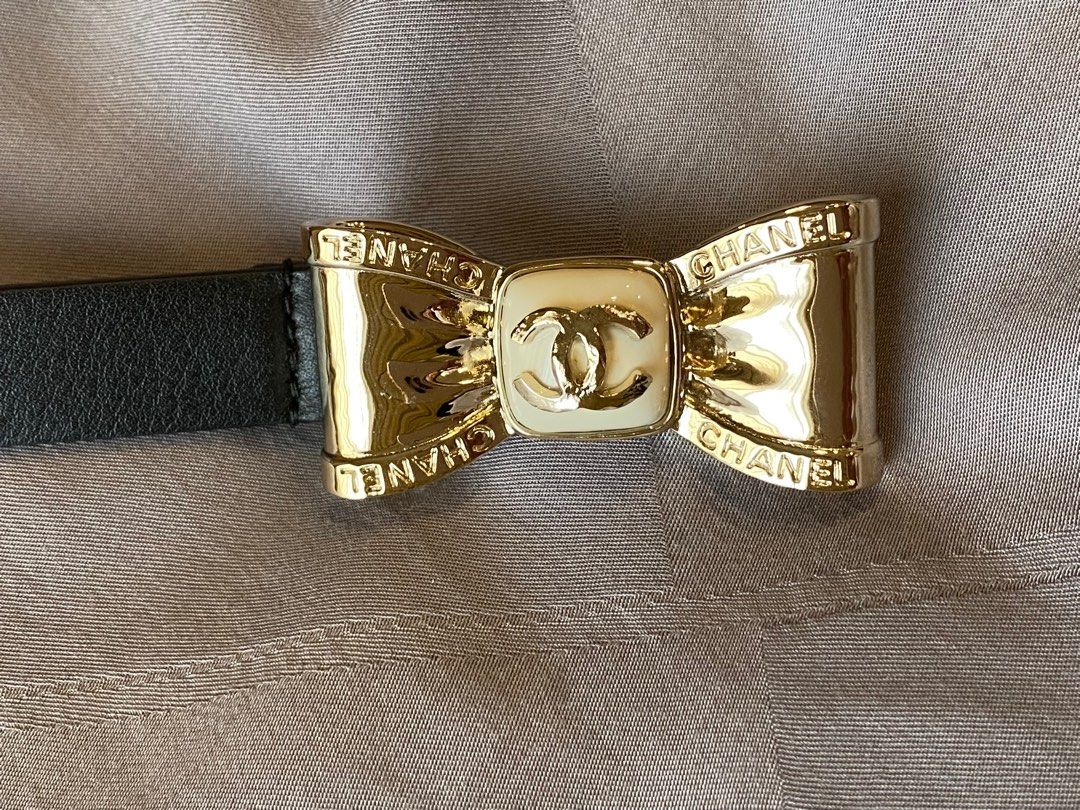 Gold bow belt cheap