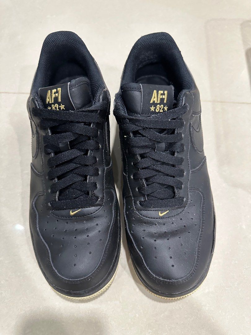Air force 1 82 black clearance gold