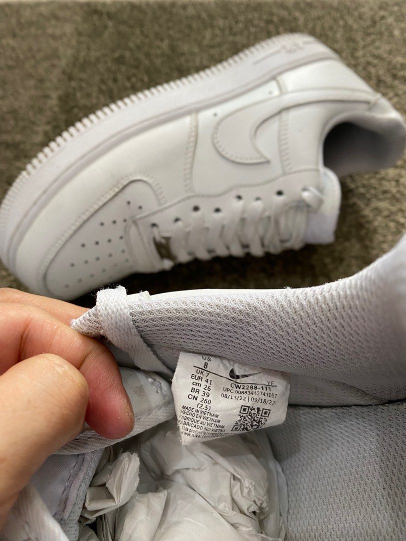 triple white airforce 1