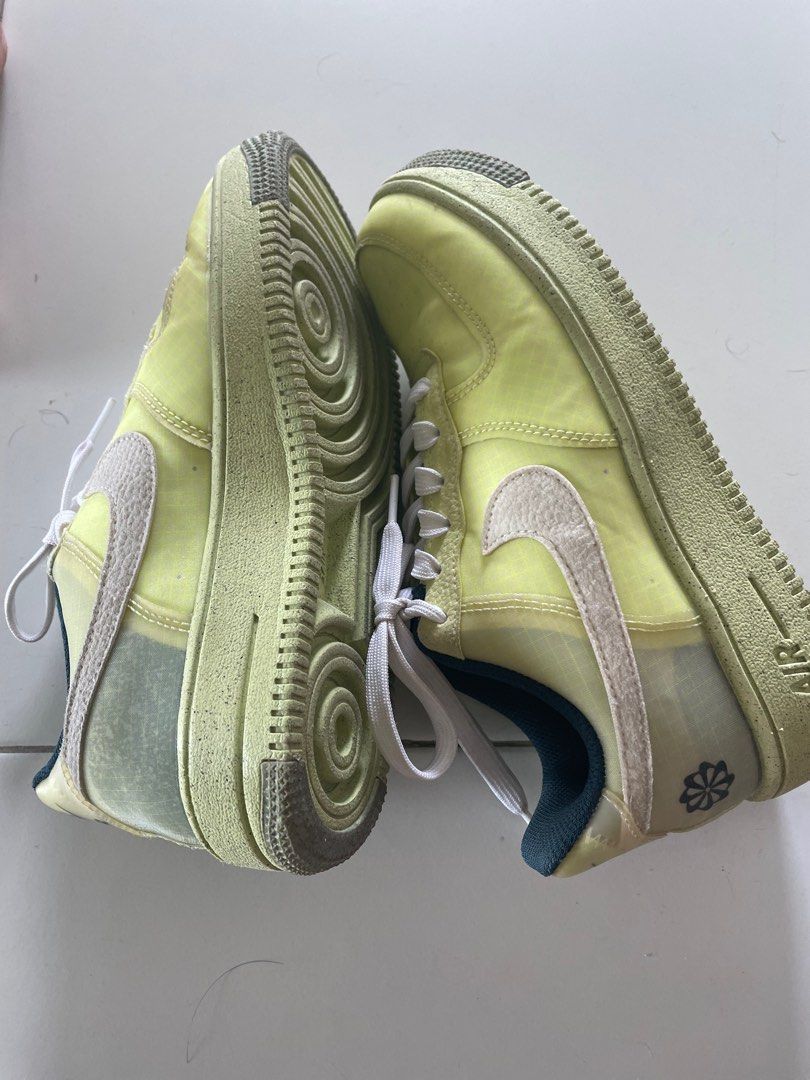 Air force on sale ones lime green