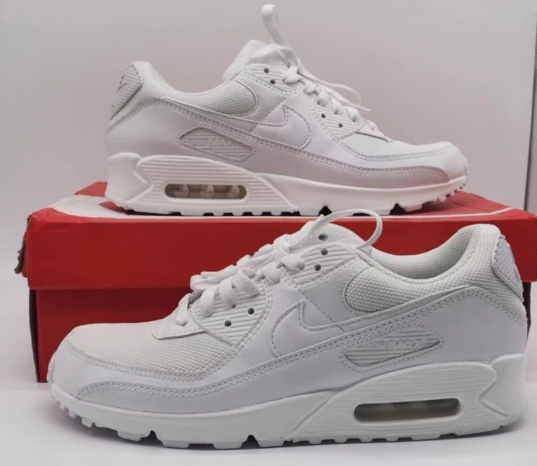 Nike Air Max 90 Triple White Carousell