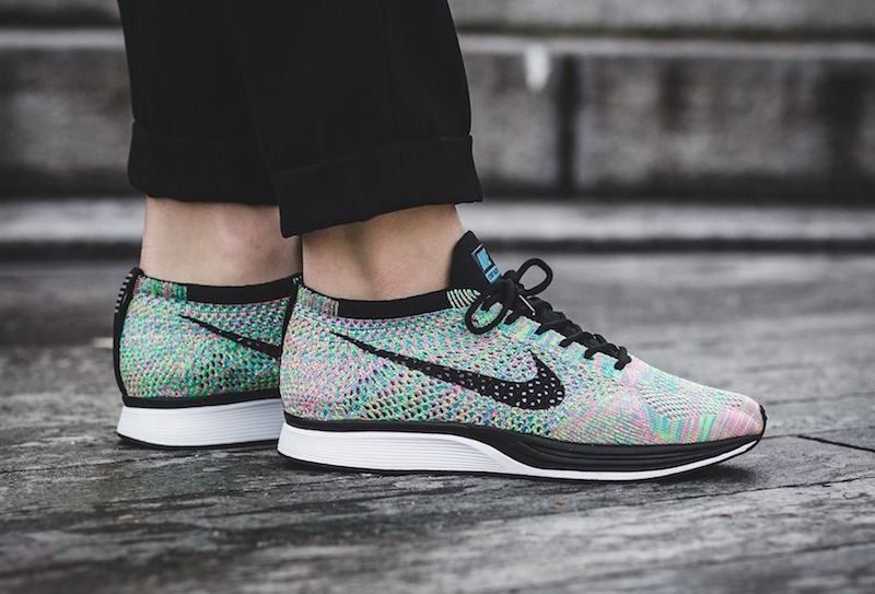 Nike flyknit racer multicolor 1. hotsell