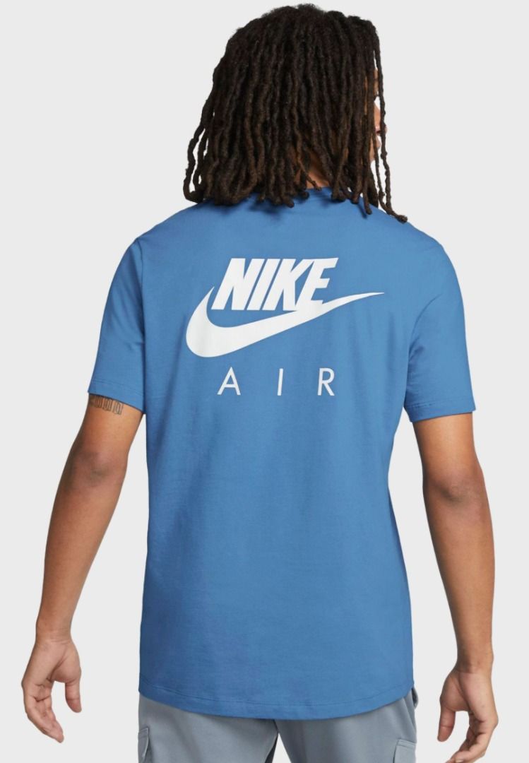 Nike air new arrivals blue shirt