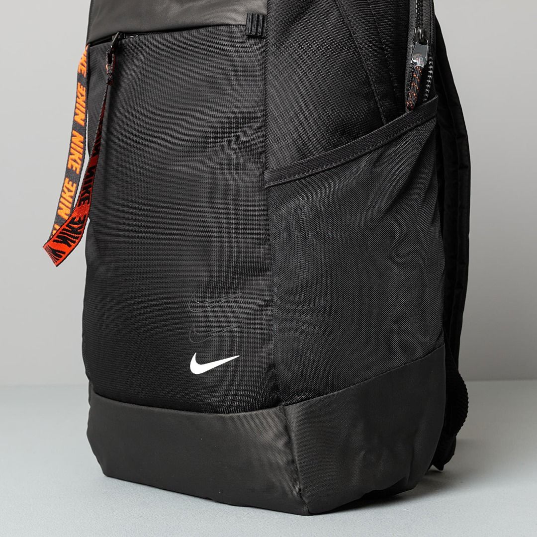 NIKE Sportswear Essentials Backpack Black/Orange, Men's Fashion, Bags, Backpacks on Carousell