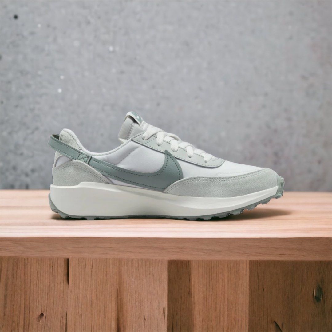NIKE WAFFLE DEBUT MICA GREEN (Category: Sneakers) located in Paranaque City. Submitted by russorden (Listing ID 1238636684, Image 2). Description: WMNS NIKE WAFFLE DEBUT “MICA GREEN”🔥 • SIZE: 6.5 - 8.5W • BNDS (COMPLETE WITH OG BOX) • ₱2,995 (below srp: ₱3,495) • 100% AUTHENTIC 💯 • DM US FOR ORDER WILL SEND DETAILED PICS UPON REQUEST ‼️ OTHER SIZES FOR PRE-ORDER (ETA: 5-10 DAYS).