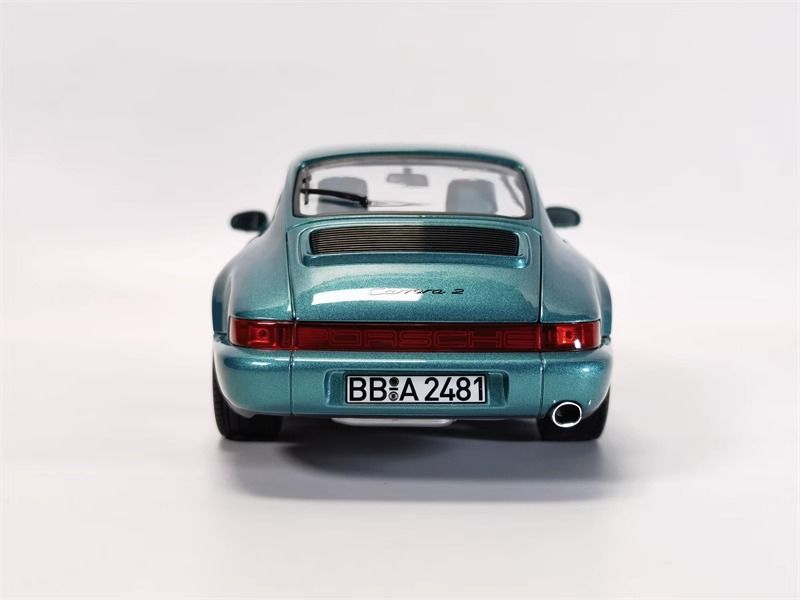 NOREV 1:18 Porsche 911 Carrera 4 964 Green Metallic, Hobbies