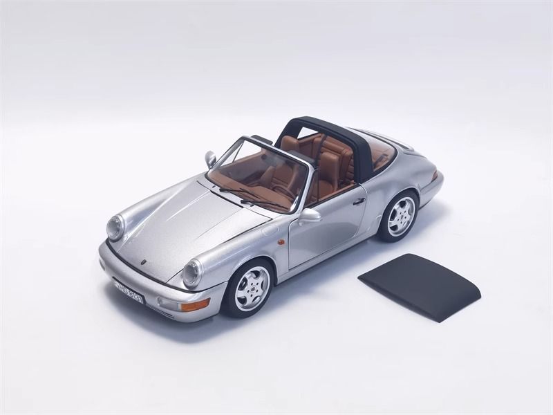 NOREV 1:18 Porsche 911 Carrera 4 964 Targa Silver, Hobbies & Toys, Toys &  Games on Carousell