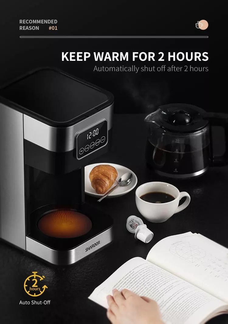  Korex Smart Coffee Maker, 1.5L Drip Filter Coffee