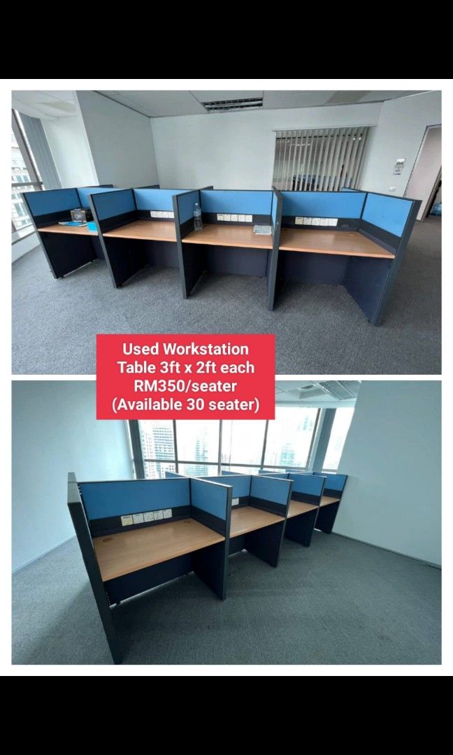 Office Workstation SALE !, Furniture & Home Living, Furniture, Tables