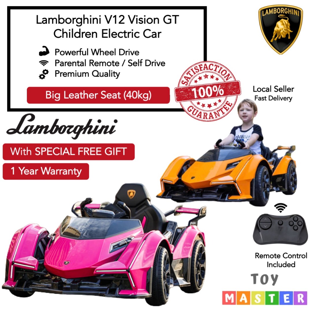 Official Toy Master V12 Vision GT Children Electric Ride on