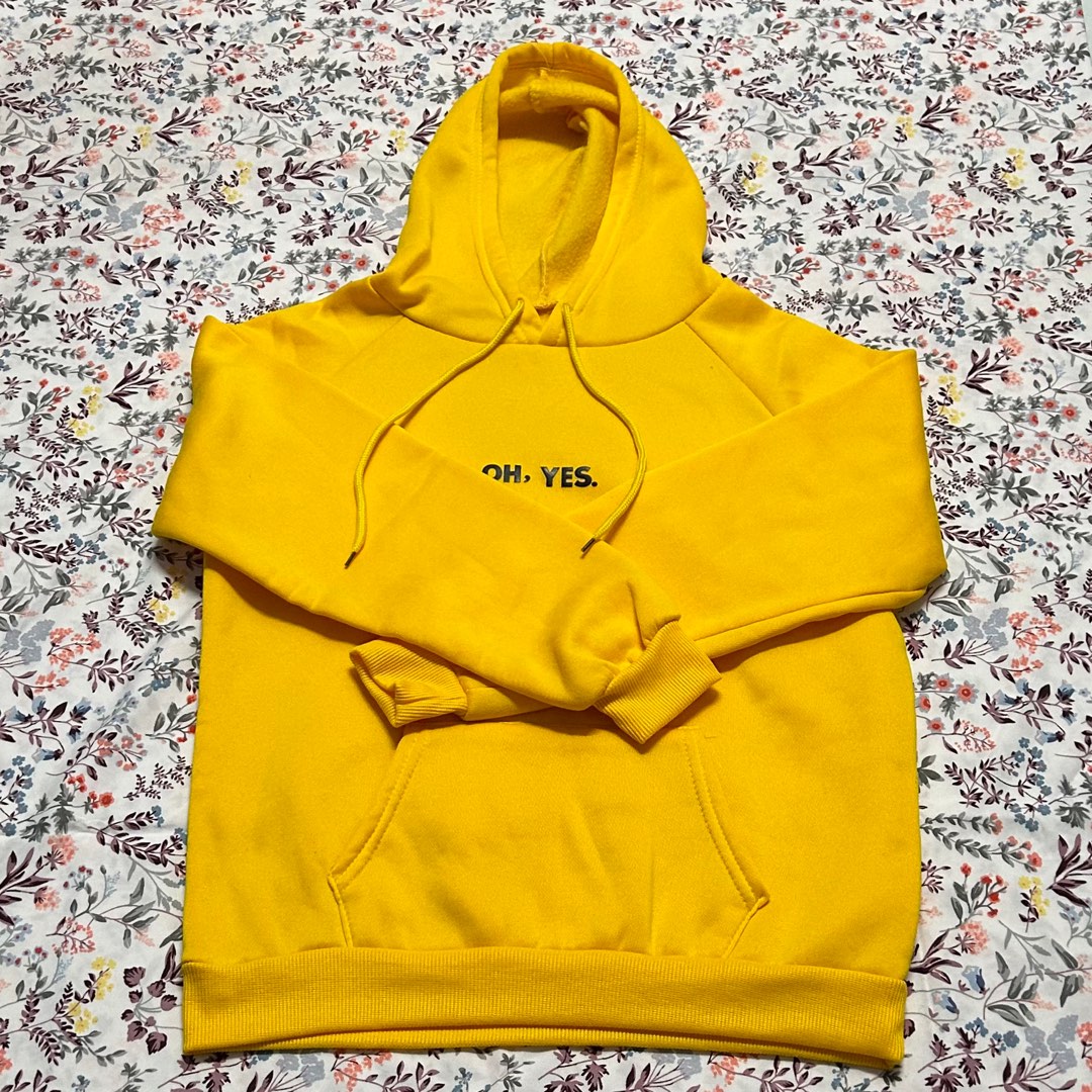 Oh Yes hoodie Men s Fashion Tops Sets Hoodies on Carousell
