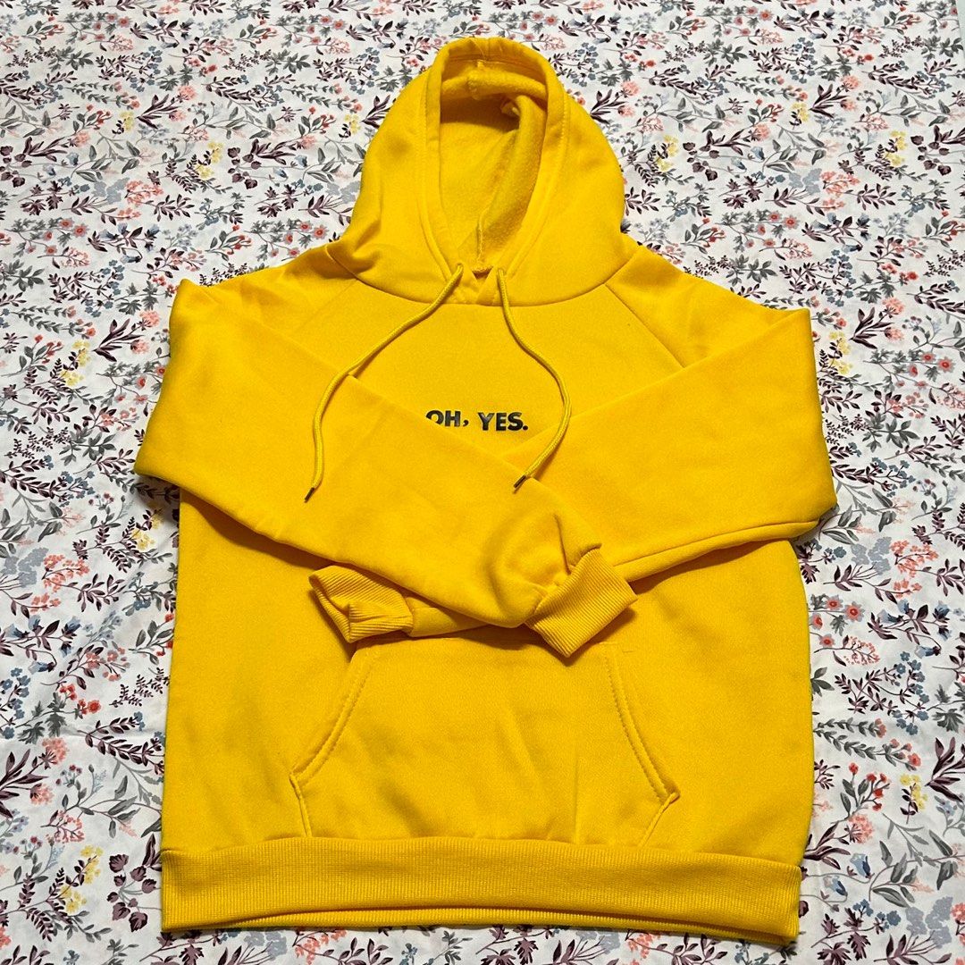 Oh Yes hoodie Men s Fashion Tops Sets Hoodies on Carousell