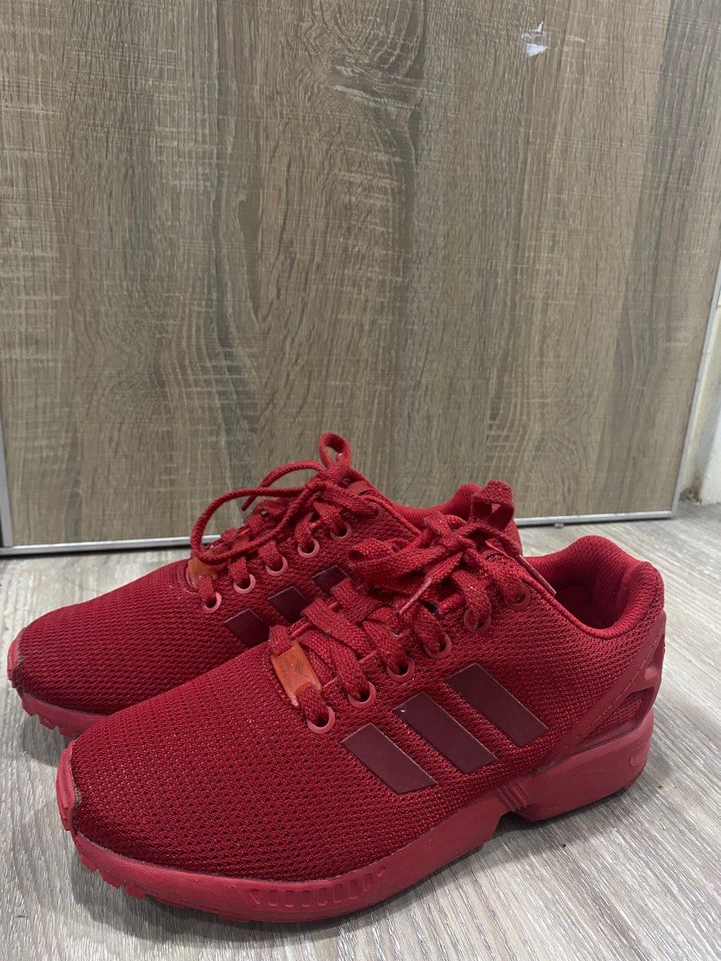 ORIGINAL Adidas ZX Flux RedOut Women s Fashion Footwear