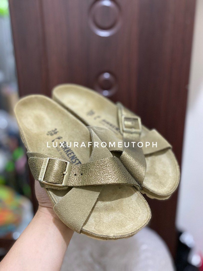 Birkenstock siena exquisite khaki sales