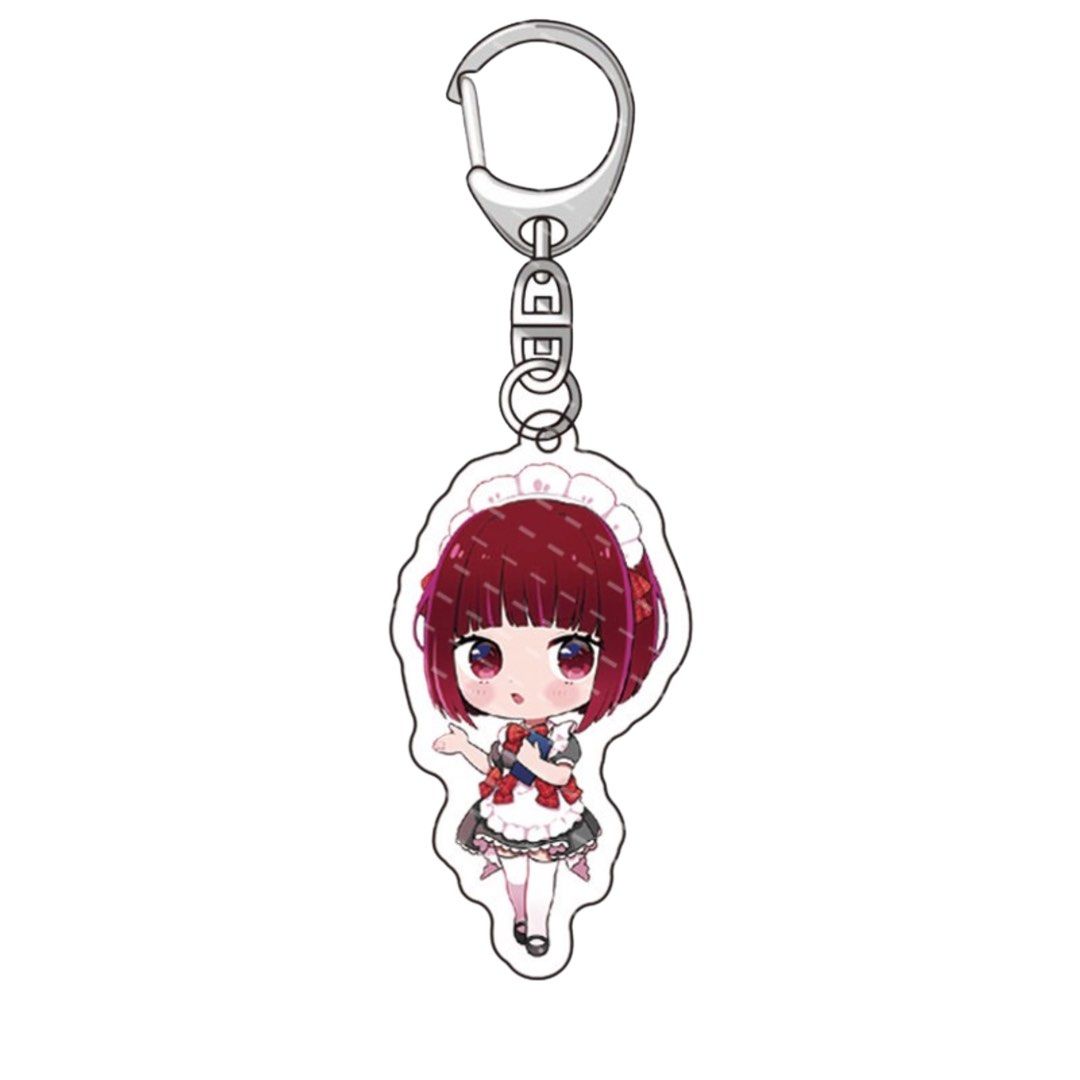 Oshi No Ko Maid Keychains, Hobbies & Toys, Memorabilia & Collectibles