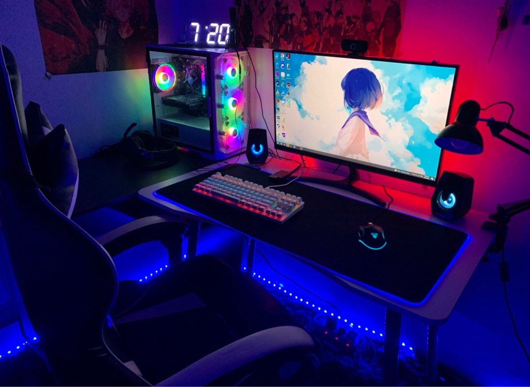 pc gaming full set, Computers & Tech, Desktops on Carousell