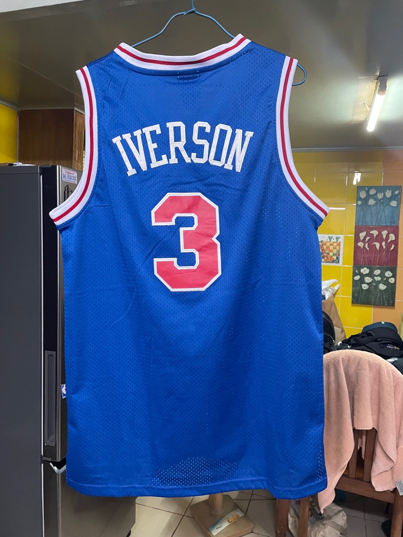 Phila iverson reebok vintage nba jersey Men s Fashion Activewear