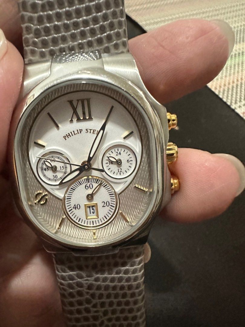 Philip Stein ladie's watch (Category: Women's Watches) located in Pasig City. Submitted by lorinski (Listing ID 1238714107, Image 2). Description: Philip Stein ladie's watch Genuine/Original Bought in U.S. like new No box Negotiable RFS-upgrading.